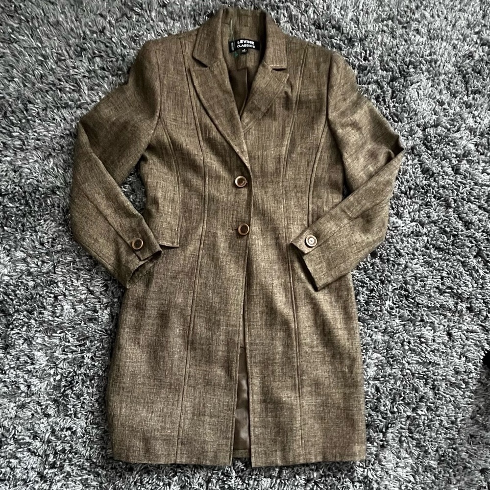 Larry Levine Classics Coat jacket Size 8 NWOT